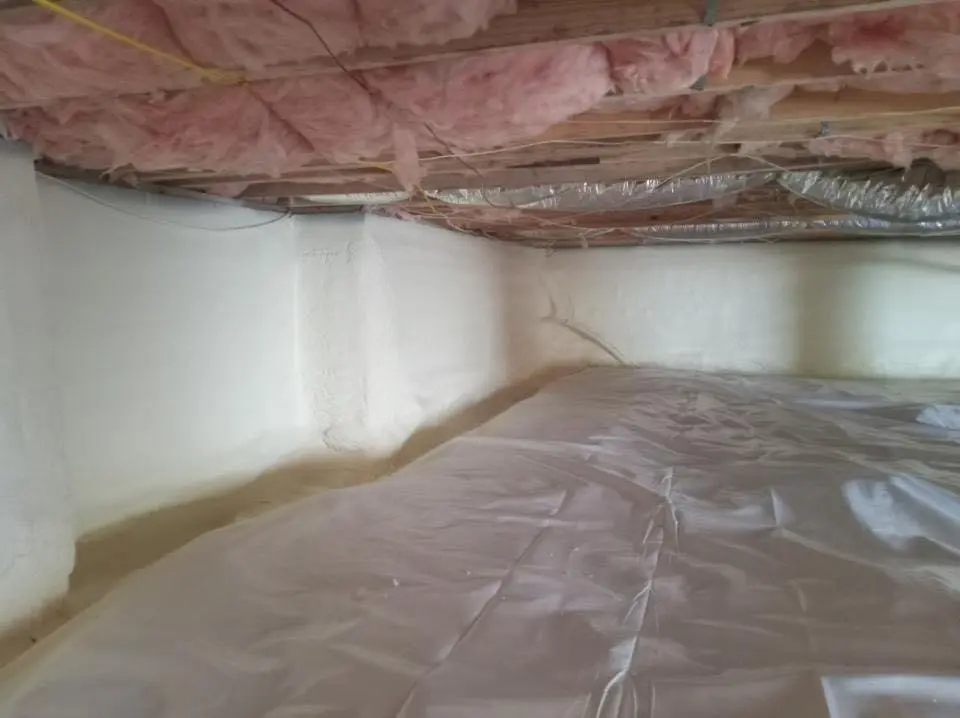 Crawl space encapsulation with closed-cell spray foam for Attic Insulation in Doney Park